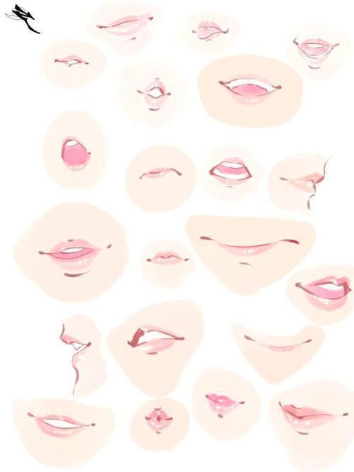 Featured image of post Anime Female Lips Drawing Reference