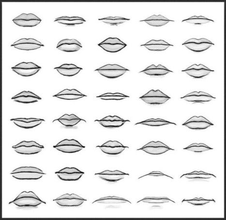 Featured image of post Female Lips Drawing Reference