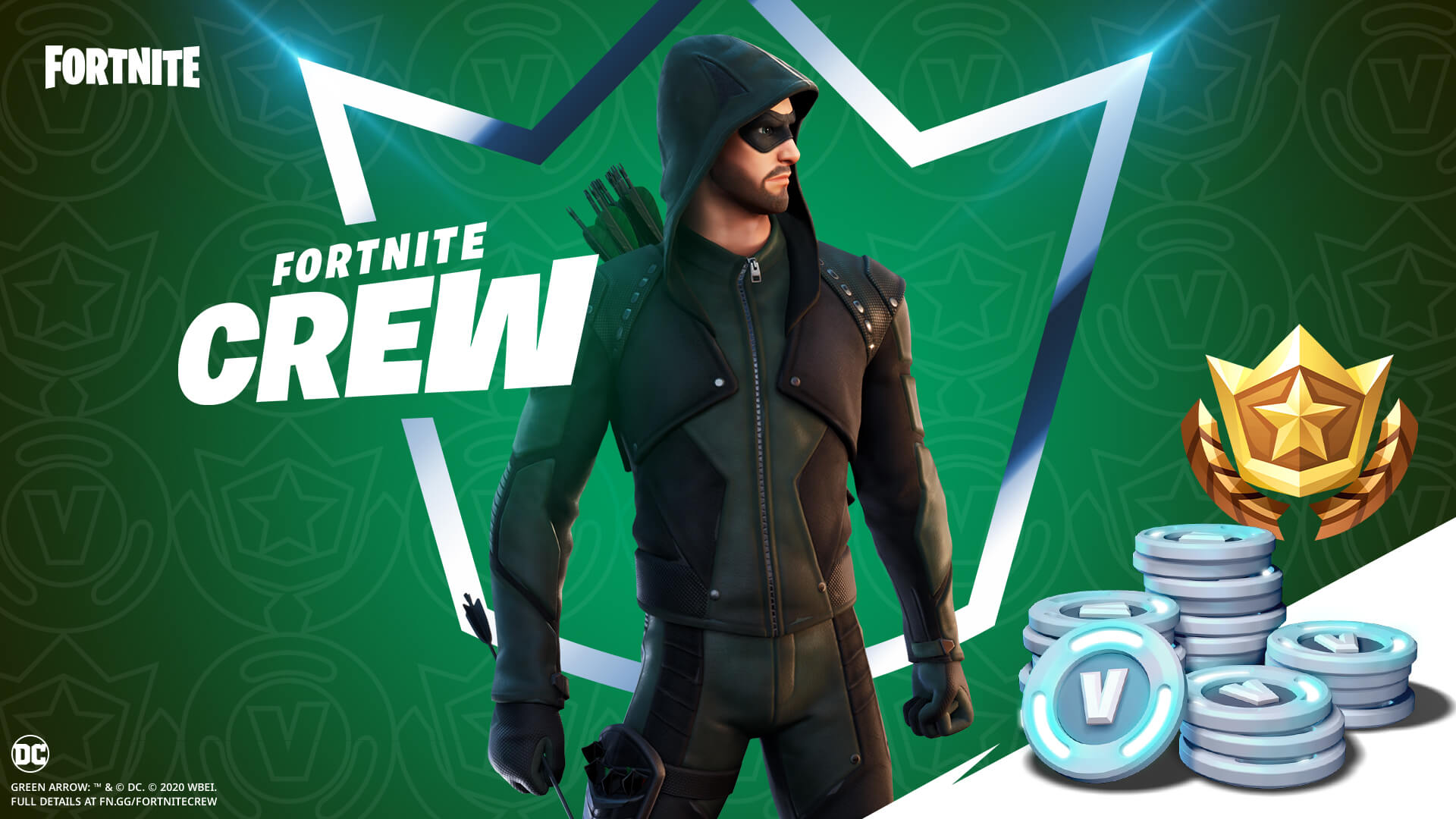 Featured image of post Fortnite Crew Skin Green Arrow