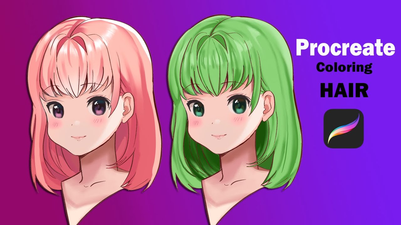 Featured image of post How To Color Anime Hair In Procreate