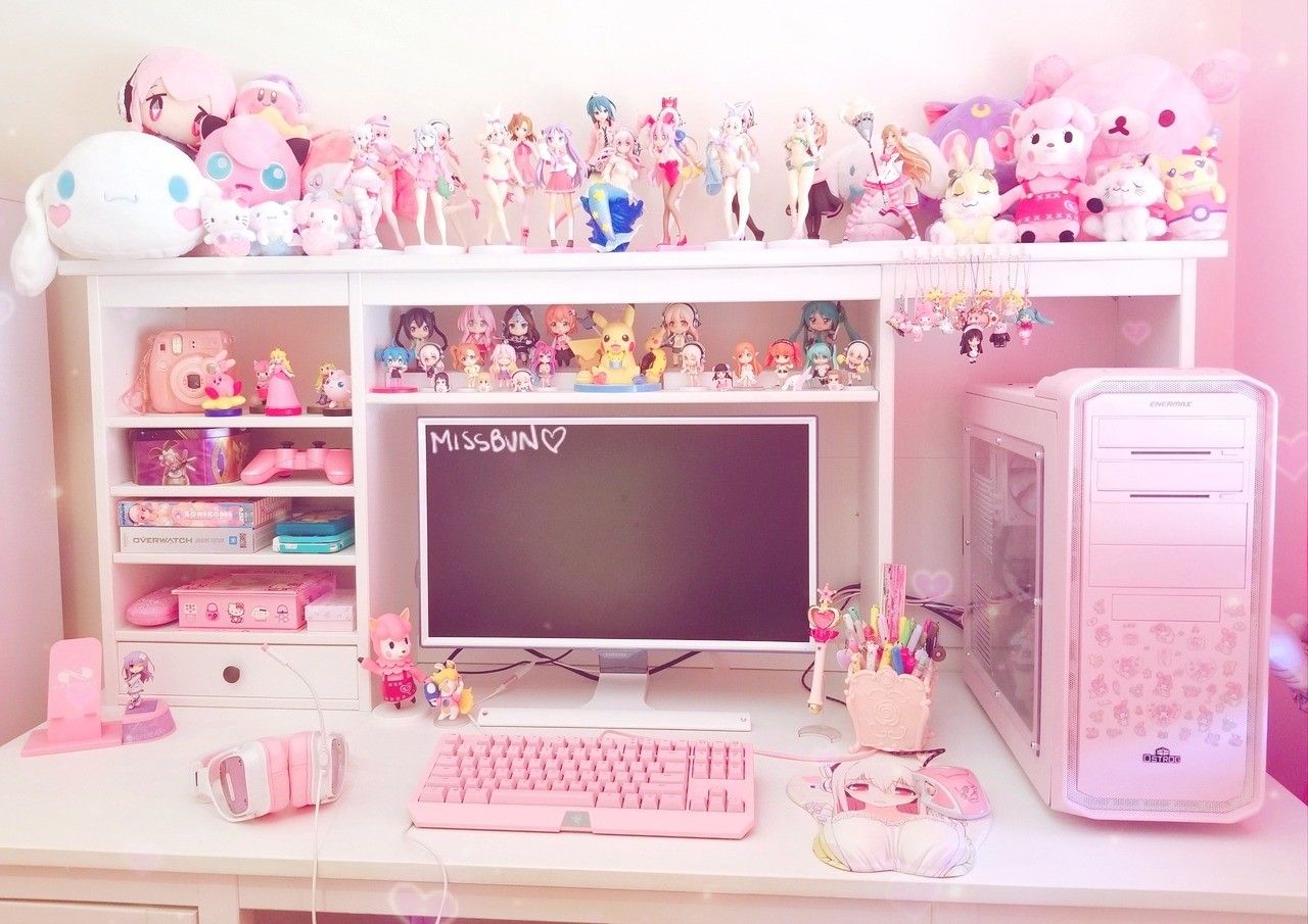 Featured image of post Kawaii Pink Girly Gaming Setup